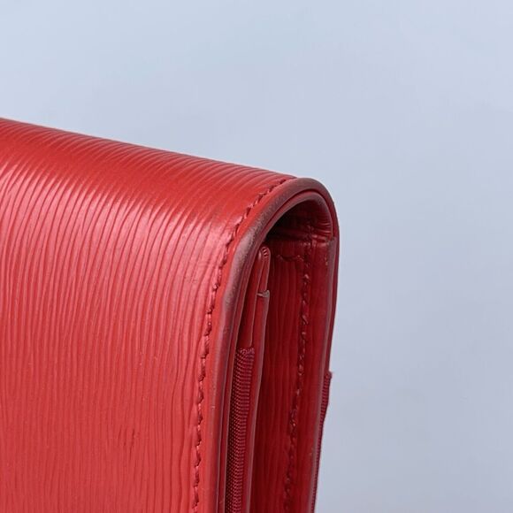 Prada Red Nylon And Leather Triangle Logo Long Wallet Complete Set - Picture 7 of 16